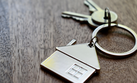 Keys to a new home for a first-time homebuyer