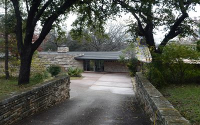 John Gillin House, Frank Lloyd Wright's only Dallas residence, a historic stone home in Preston Hollow