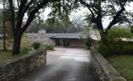 John Gillin House, Frank Lloyd Wright's only Dallas residence, a historic stone home in Preston Hollow